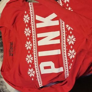 Red long sleeve PINK thermal